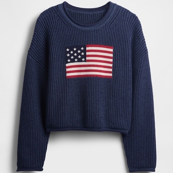 GAP Sweaters - NWT GAP XL American flag sweater